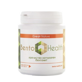 Bento Health - пречистен натурален бентонит, 120 капсули