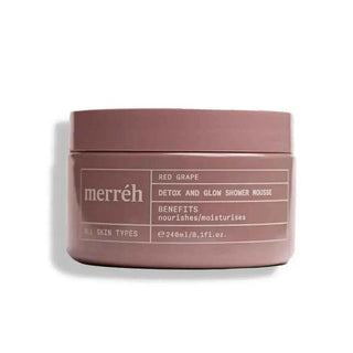 Детоксикиращ душ мус за лице и тяло RED GRAPE merréh paris, 240 мл.