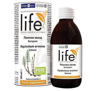 Екстракт от полски хвощ (Equisetum arvense Extract) - мощен антиоксидант и диуретик, за кръвоносните съдове, бъбреците и имунитета, 300мл.