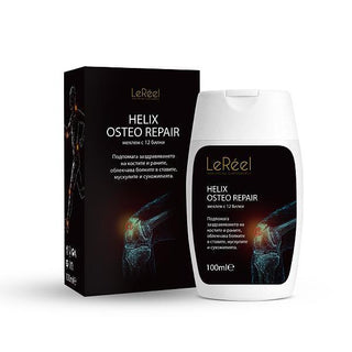 HELIX OSTEO REPAIR мехлем с 12 билки - при мускулни крампи, травми, болки и отоци LeRѐel, 100 мл.