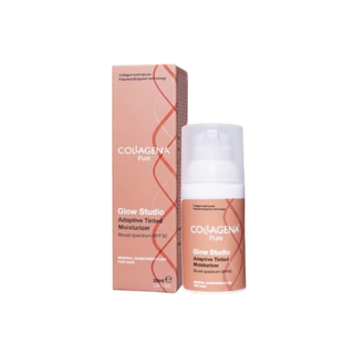 GLOW STUDIO тониран хидратиращ BB флуид с адаптивен цвят и SPF30 COLLAGENA Pure, 30 ml