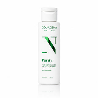 Purity почистващо олио със сквалан за лице COLLAGENA Natural, 100 мл.