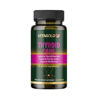 Thyroid Care (Тироид Кеър) – за щитовидната жлеза, хормонален баланс, 30 капсули