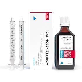 CANNOLEX Spectrum, 5000 mg CBD - Пълноспектърно CBD масло с точна дозировка