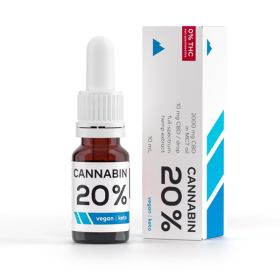 CANNABIN Drops 20% - Стандартизирани CBD капки, 2000 mg CBD