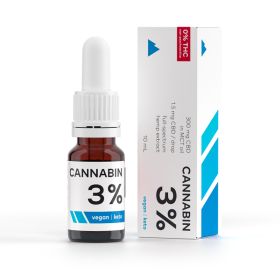 CANNABIN Drops 3% - Стандартизирани CBD капки, 300 mg CBD Български