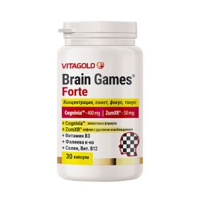 Brain Games Forte (Брейн Геймс Форте) – за памет, концентрация и енергия, 30 капсули
