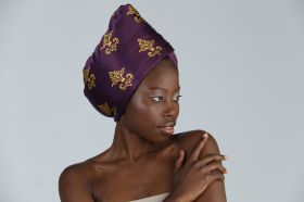 Луксозна сатенена кърпа за коса La Cocona Firenze