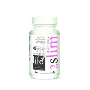 2SLIM & beauty с колаген капсули – натурален продукт за здравословно отслабване и красива визия, 40 капсули